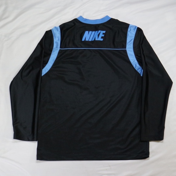 Nike Other - VTG NIKE Black/Blue Back Spellout Jersey